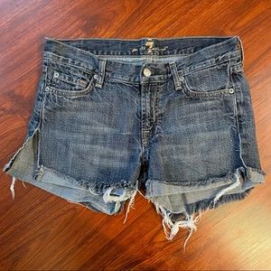 7 for all mankind Jean shorts, 100% cotton, Size 27